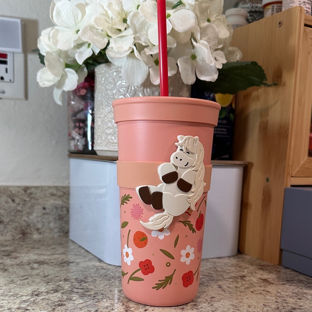 Starbucks 2026 Lunar New Year, Year of the Horse Pink Tumbler